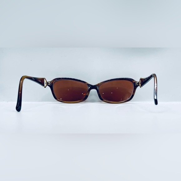 Cole Haan CH611 Brown Oval Sunglasses Frames Only - Picture 6 of 8
